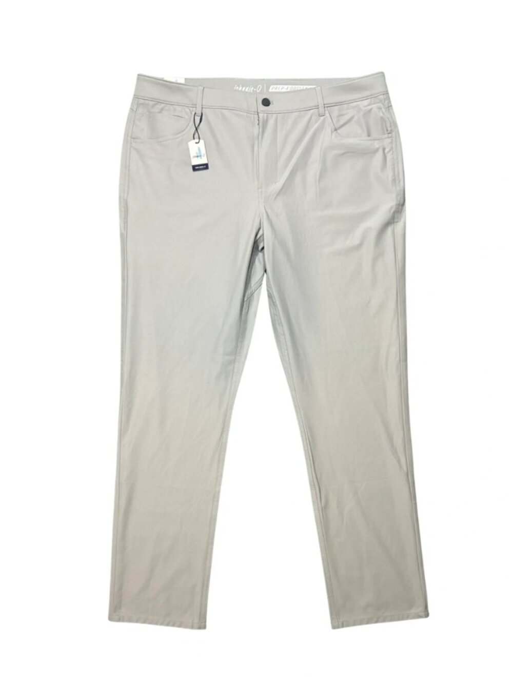 Johnnie-O Quarry Gray Cross Country Prep-Performance Pants Golf Chino NWT 40x32
